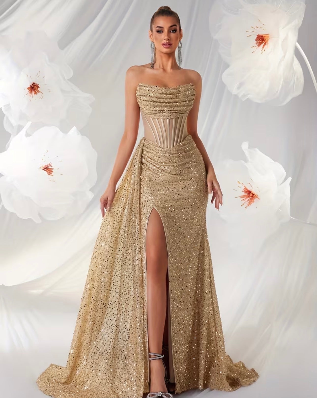 Robe Glamour Paillettes