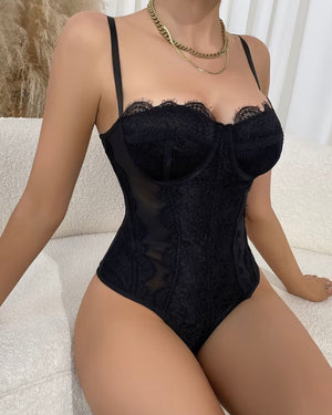 Body Dentelle Noire Élégance