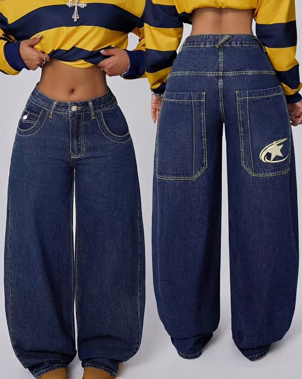 Pantalon Low Rise Y2K