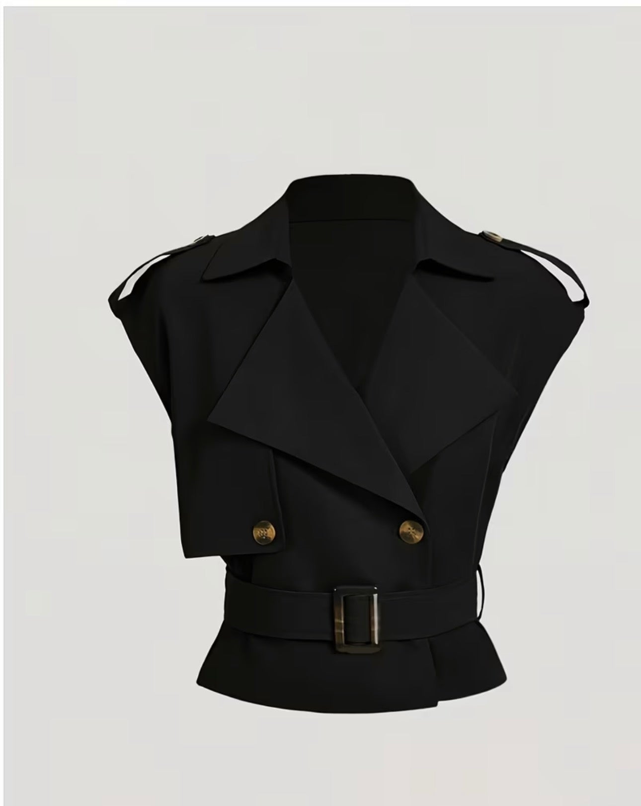 Trench Noir Élégance