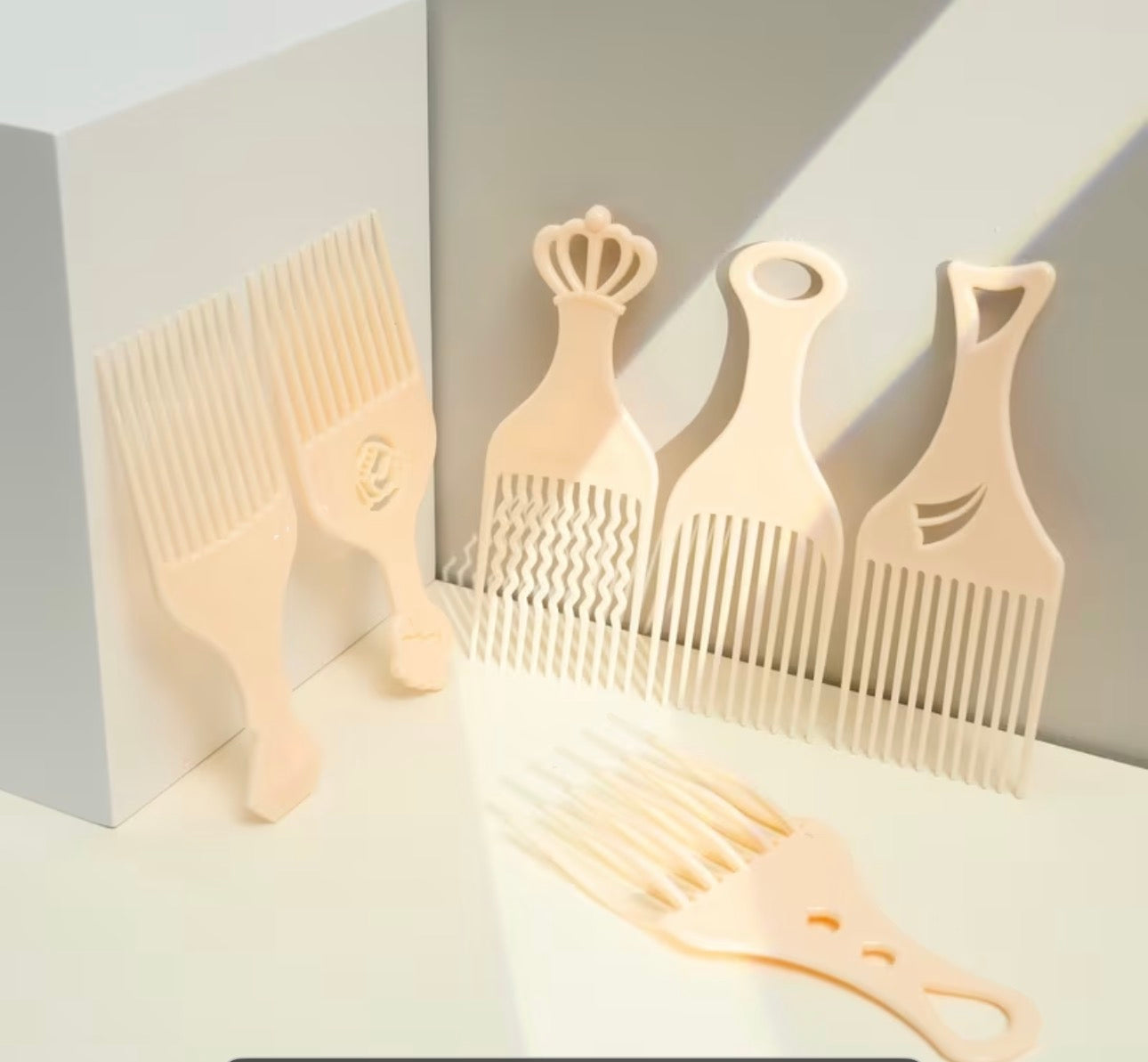 Lot Peignes Élégance Curl