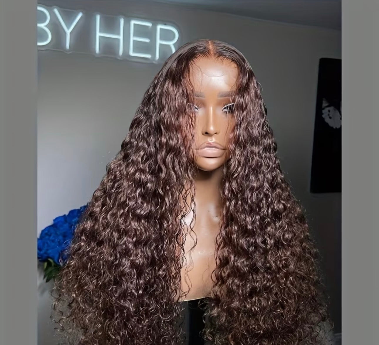 Perruque Chocolate Deep Wave HD
