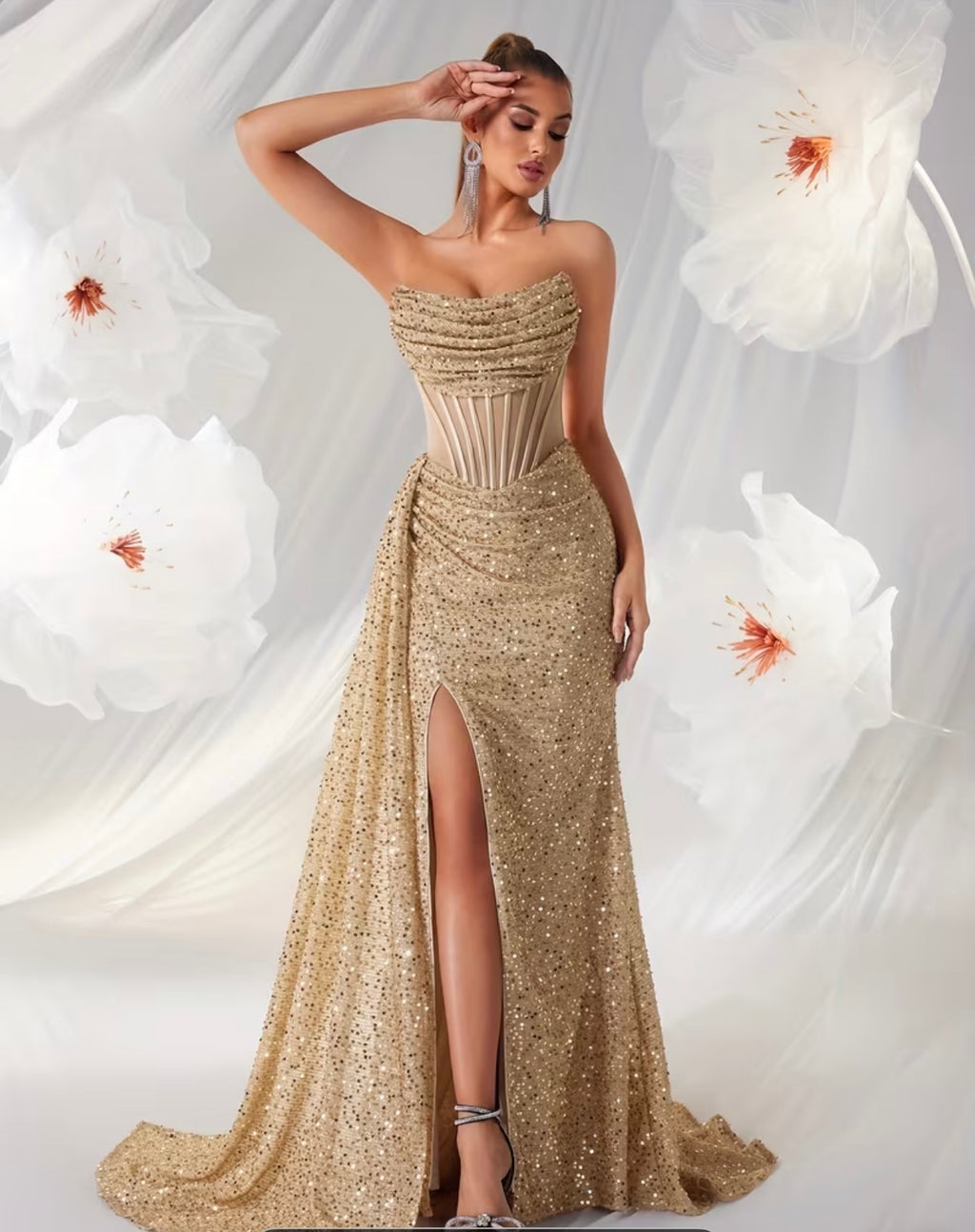 Robe Glamour Paillettes