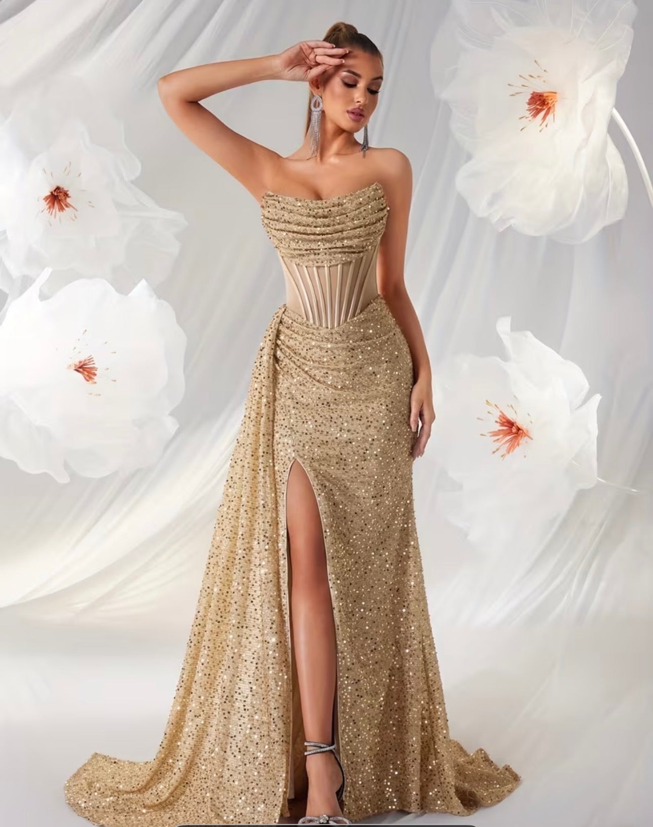Robe Glamour Paillettes