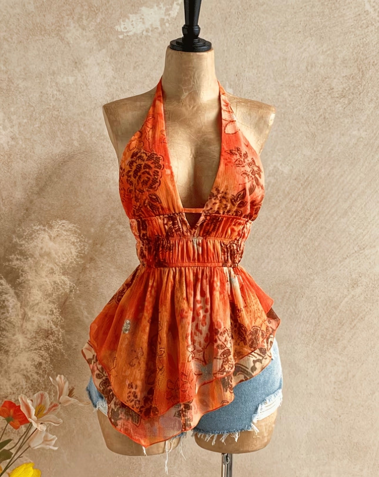 Débardeur Bohème Tropical