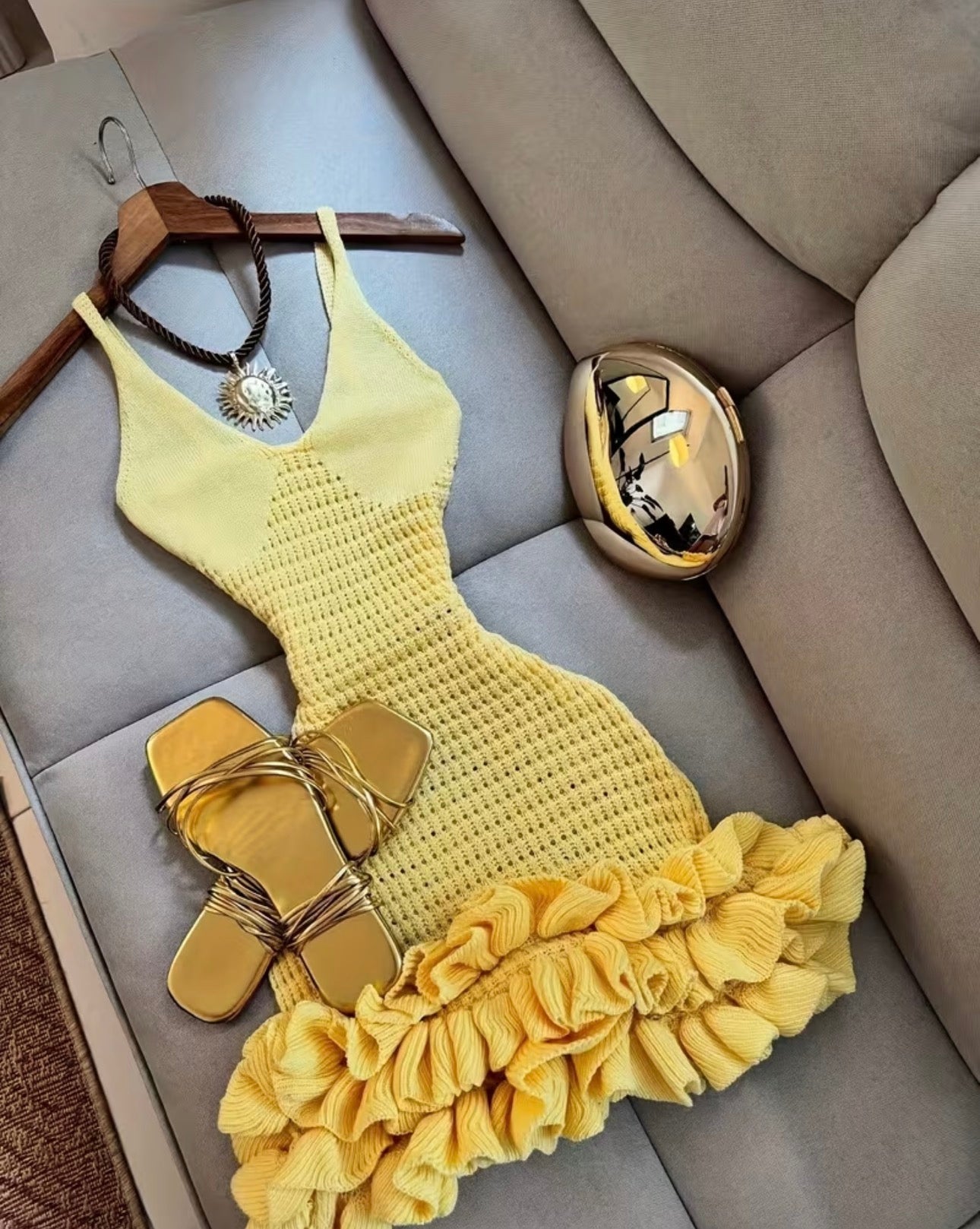 Robe Soléane Jaune