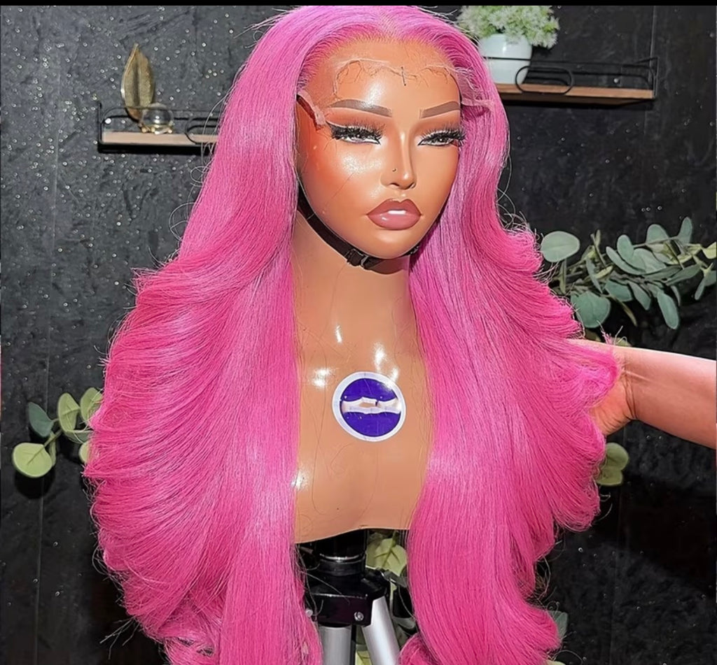 Perruque Pink Dream Wave