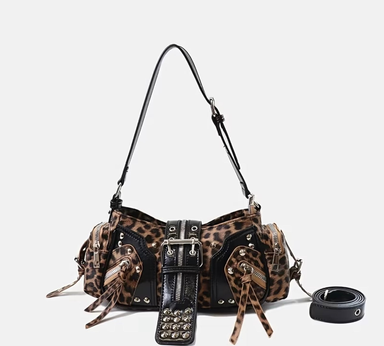 Sac Moto Punk Y2K Luxe