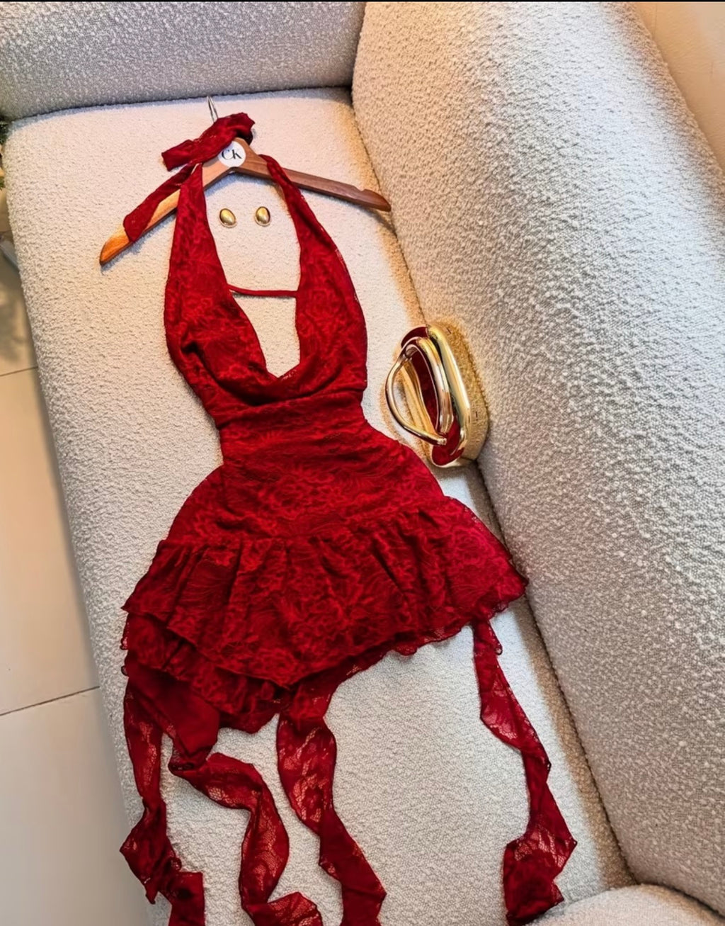 Robe Rubis Élégance