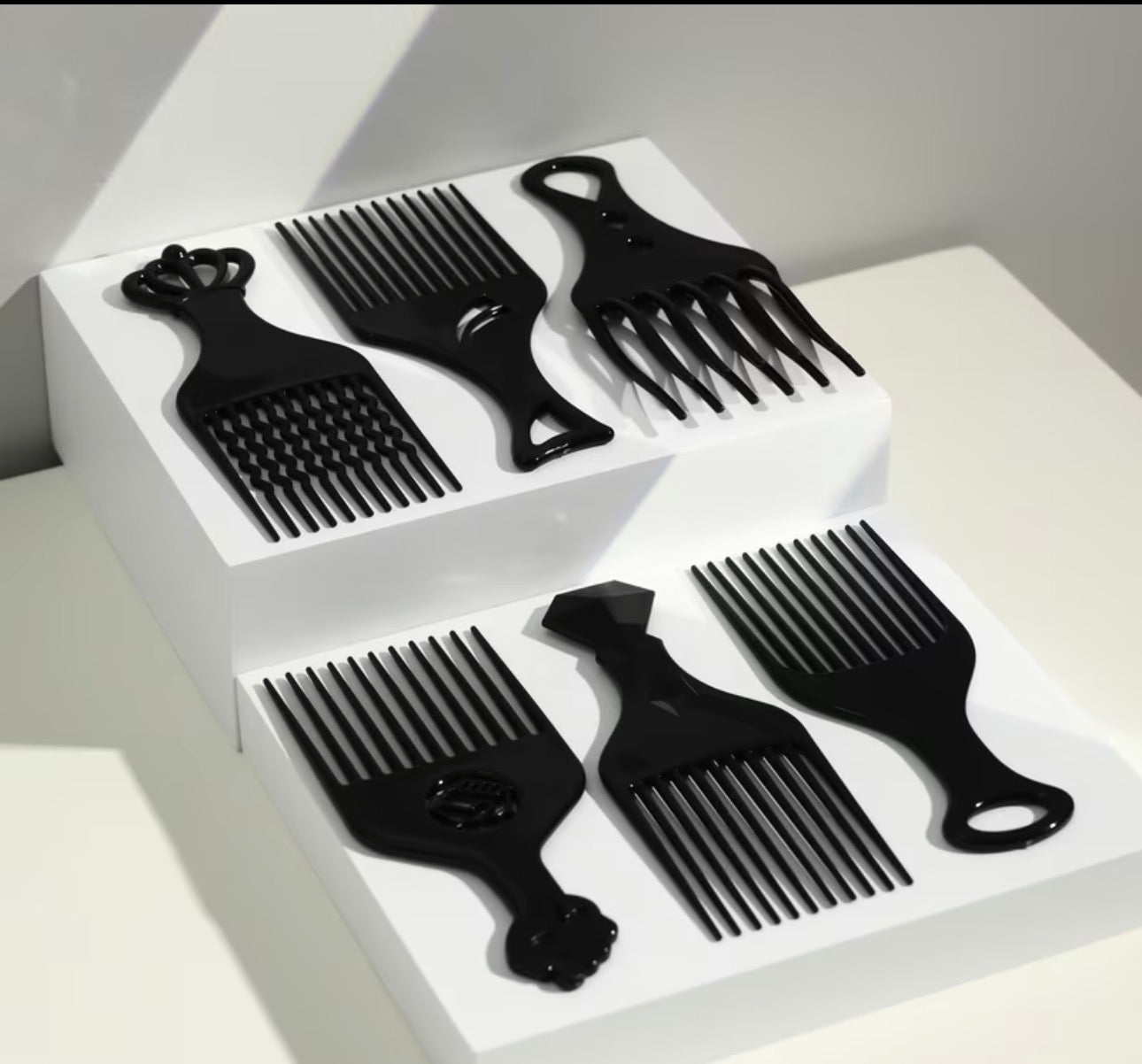 Lot Peignes Élégance Curl