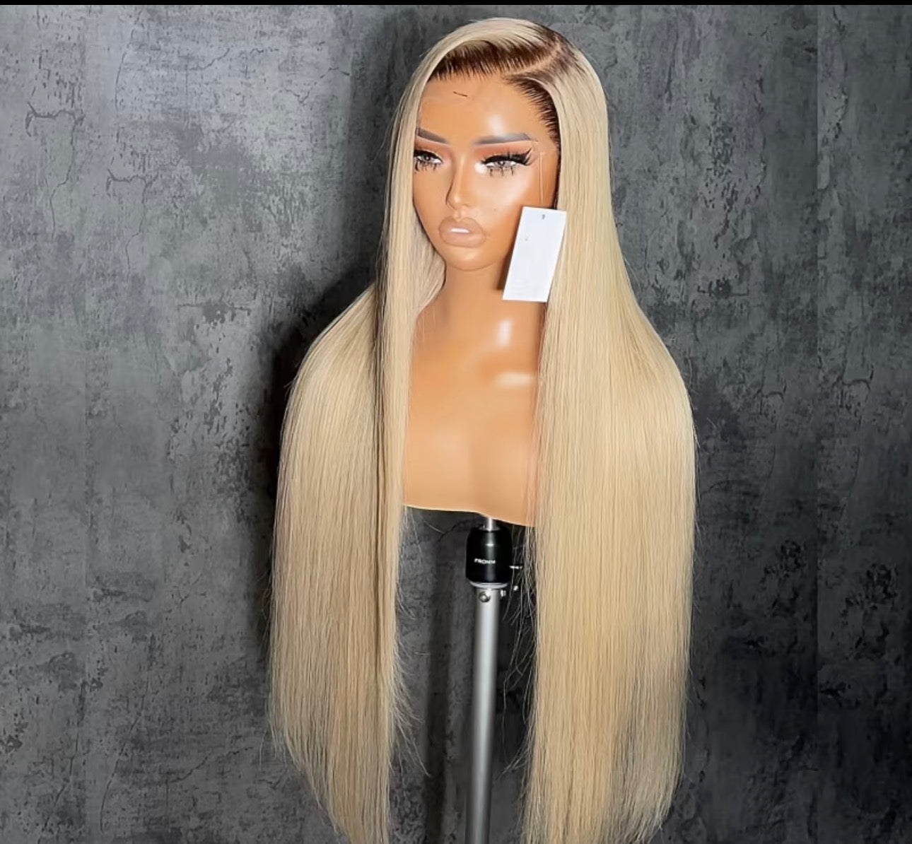 Perruque Blonde Ombre Luxe HD
