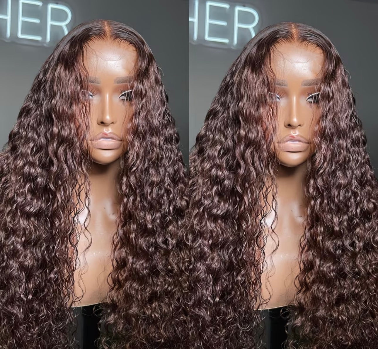 Perruque Chocolate Deep Wave HD