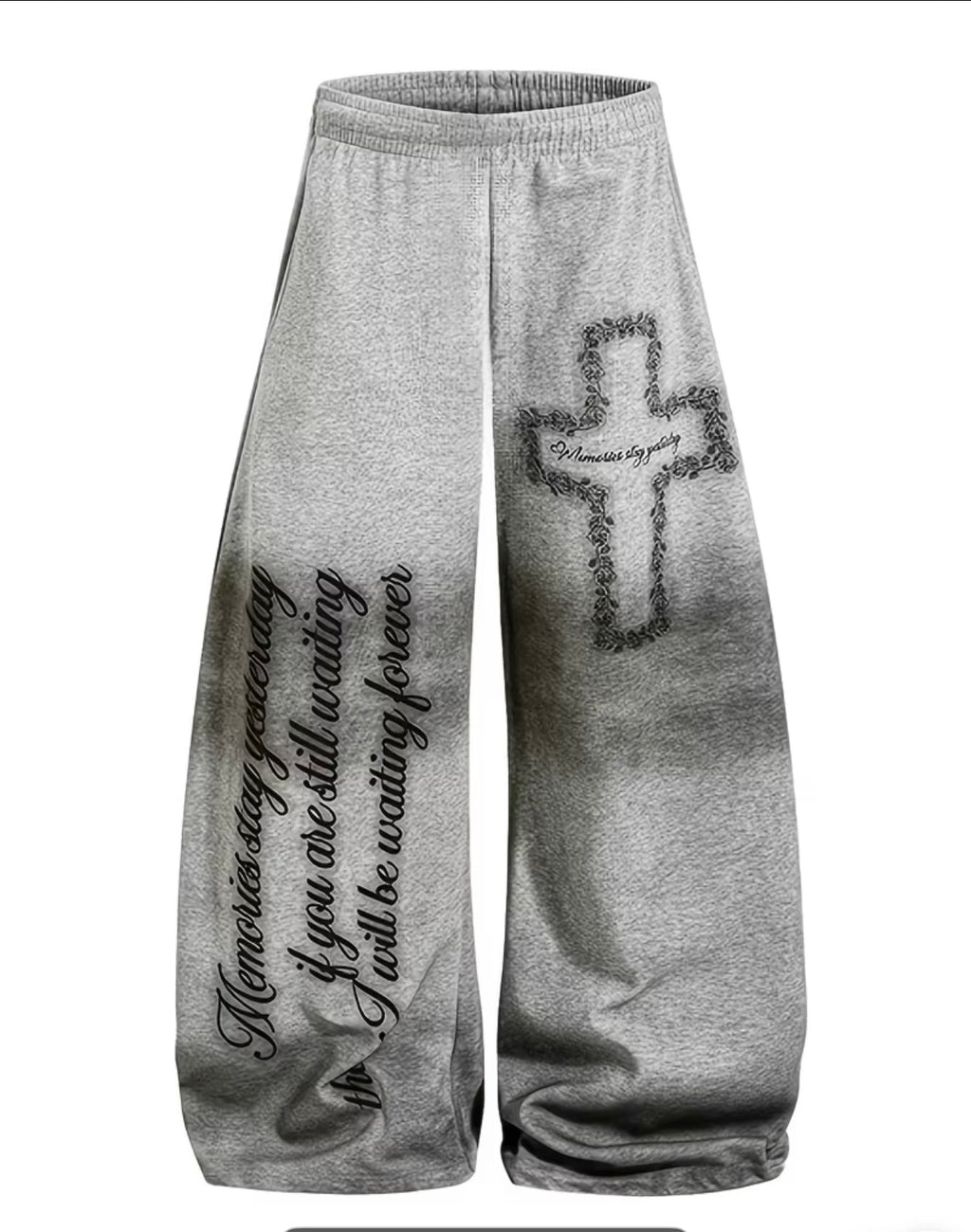 Jogger Cross Letter Y2K