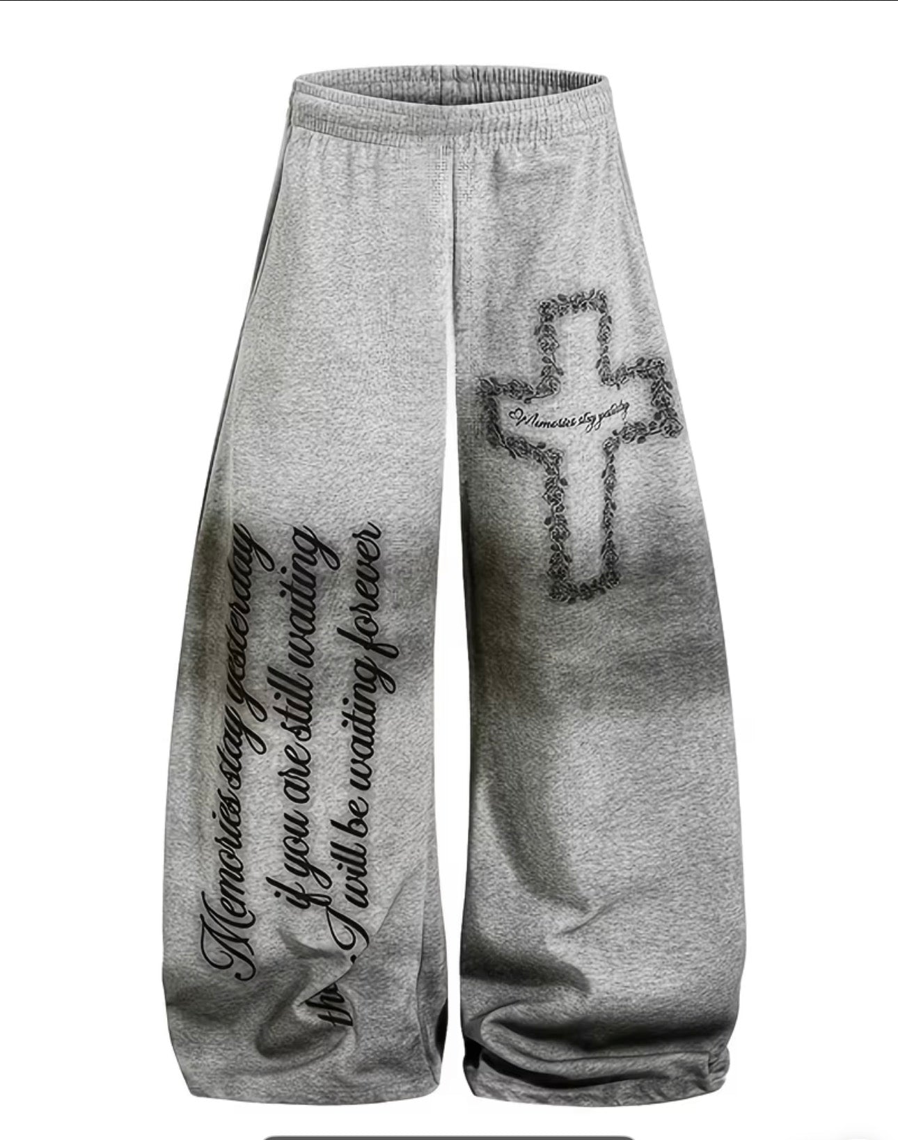 Jogger Cross Letter Y2K