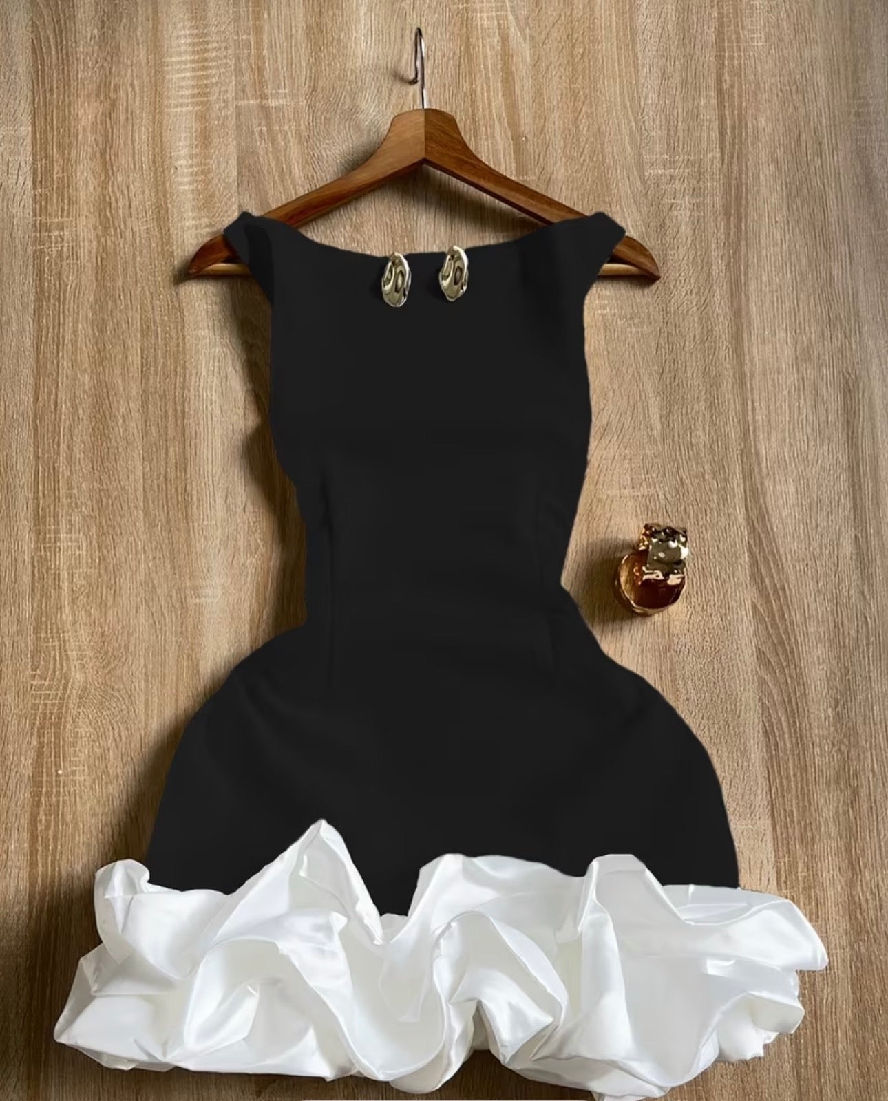 Robe Élissia Noir & Blanc