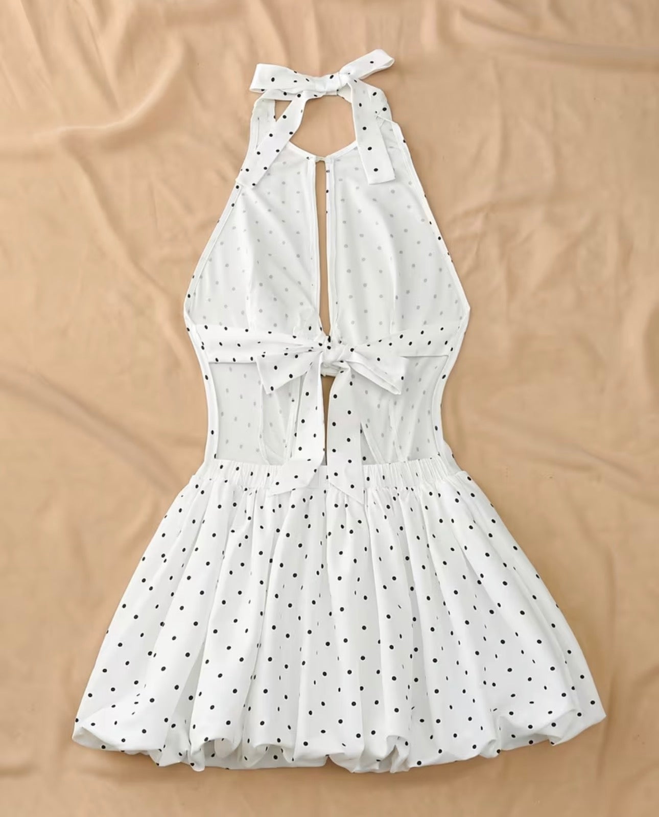 Robe Bustier Pois Y2K