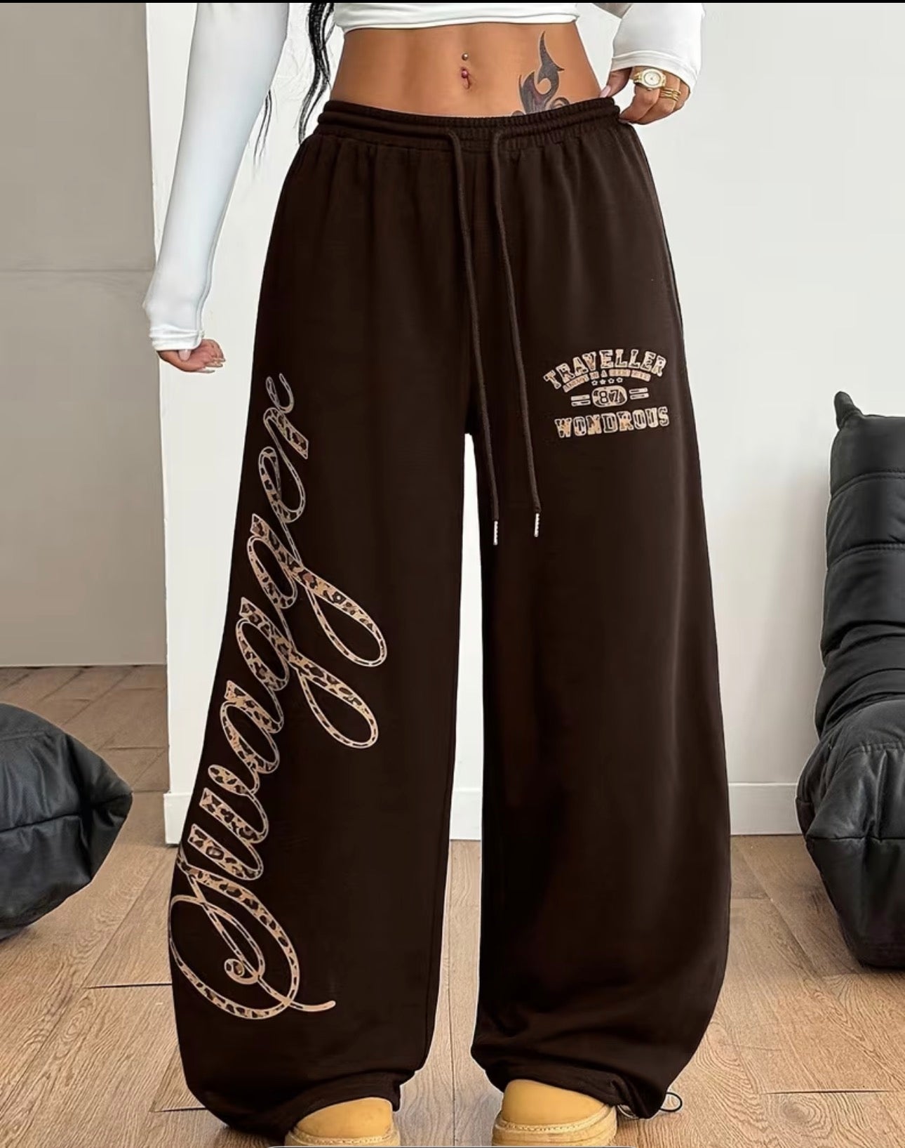 Pantalon Léopard Vintage