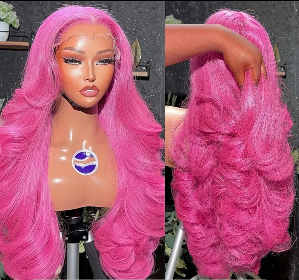 Perruque Pink Dream Wave