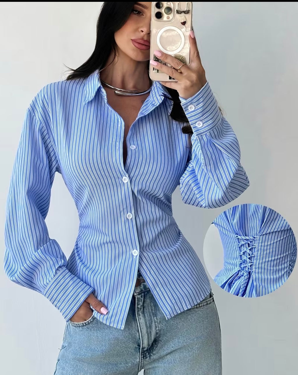 Chemise Élina Rayée