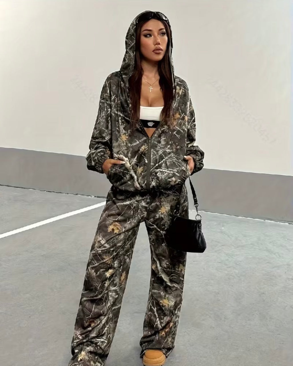 Ensemble Hoodie Leaf Street
