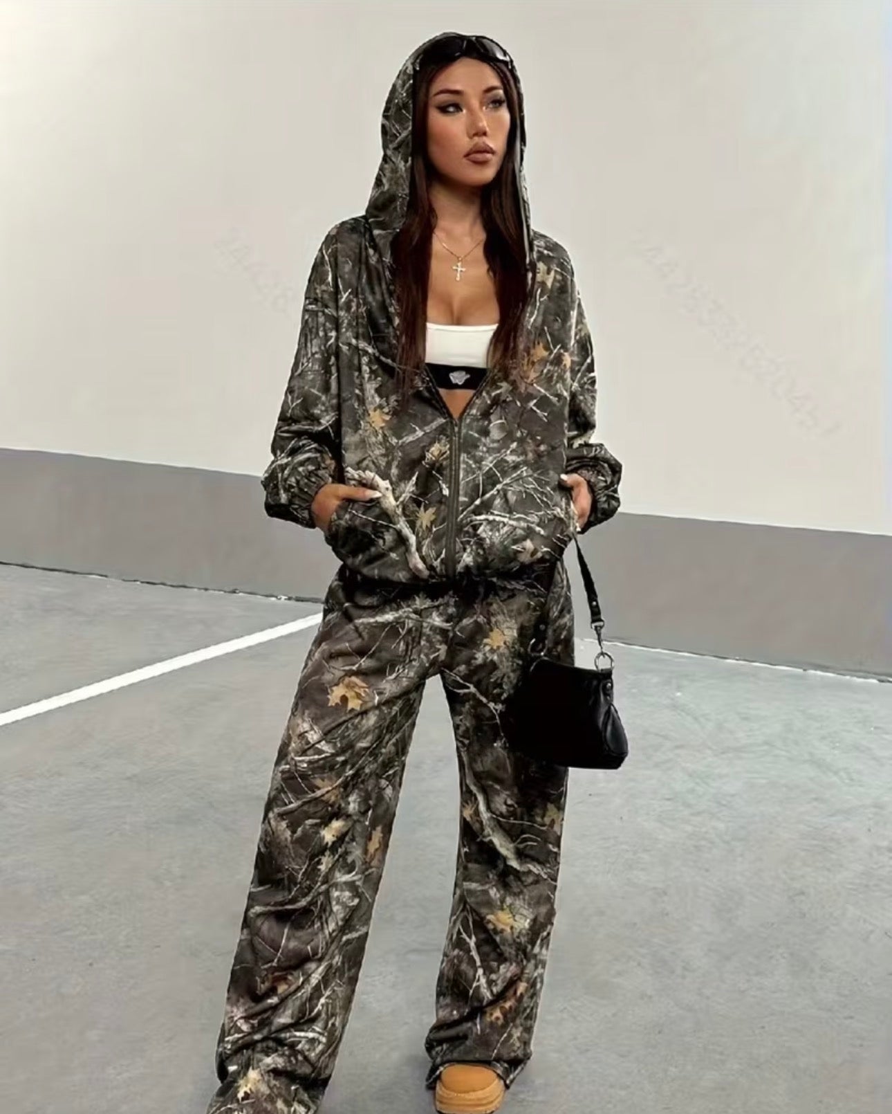 Ensemble Hoodie Leaf Street