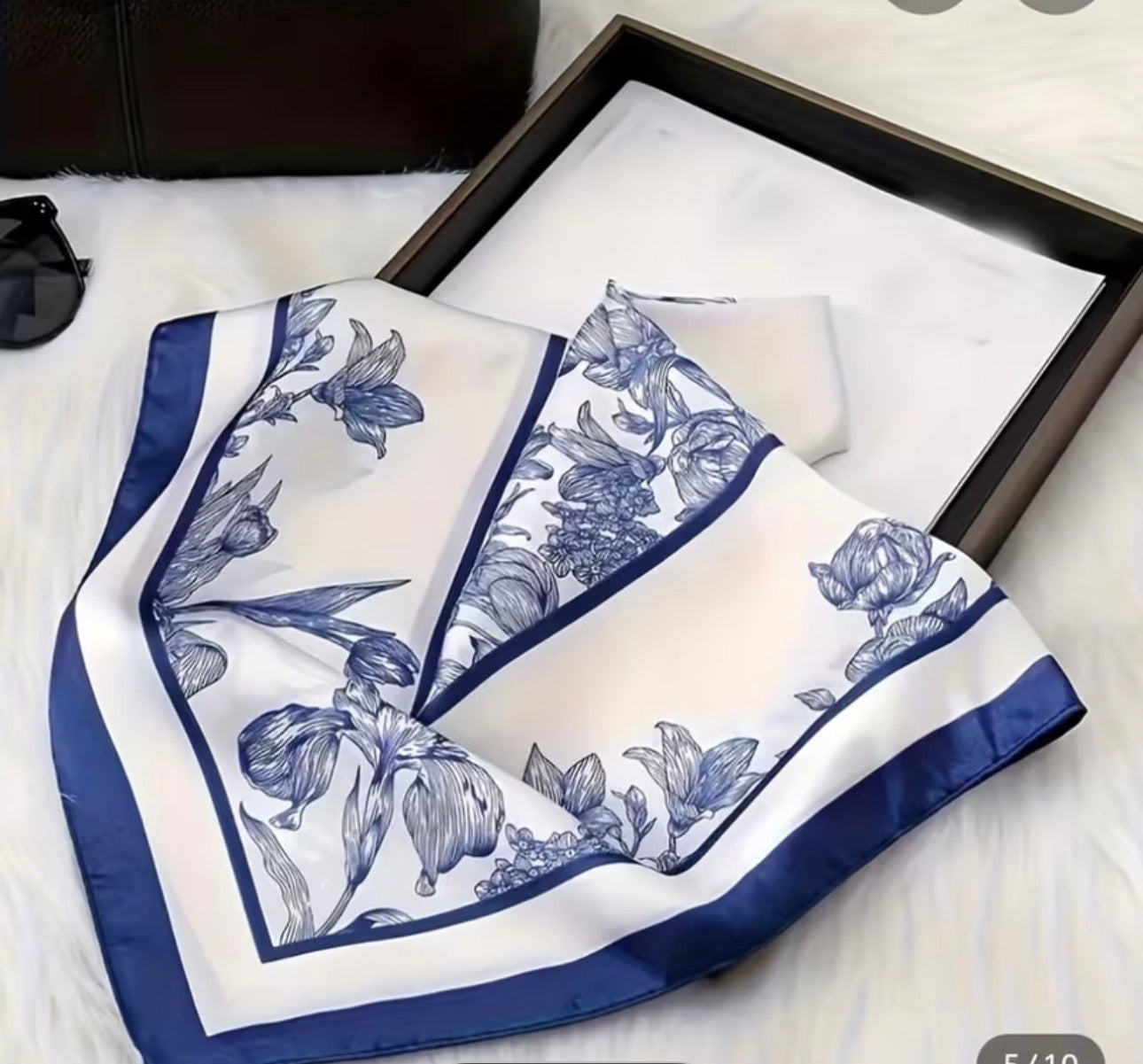 Foulard Fleurésia - AVÉLORA