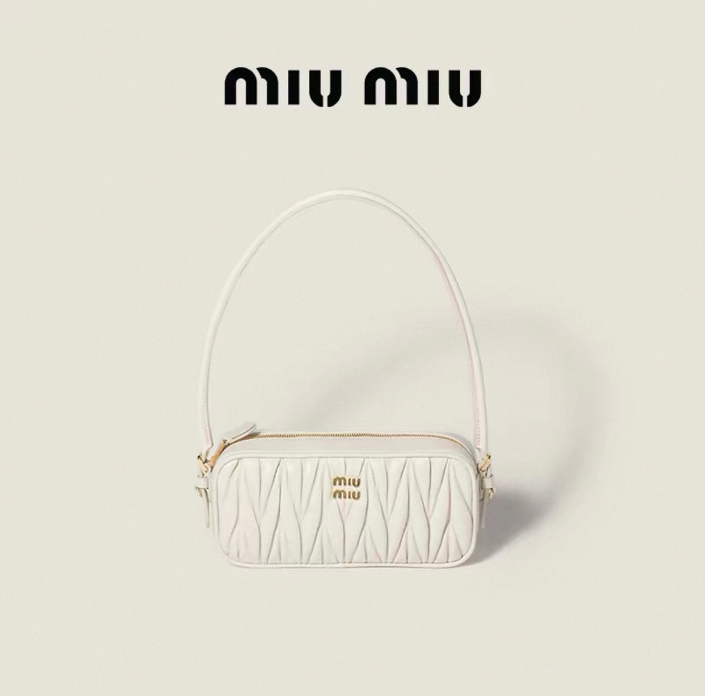 Sac Miu Miu Bowling Plissé Luxe