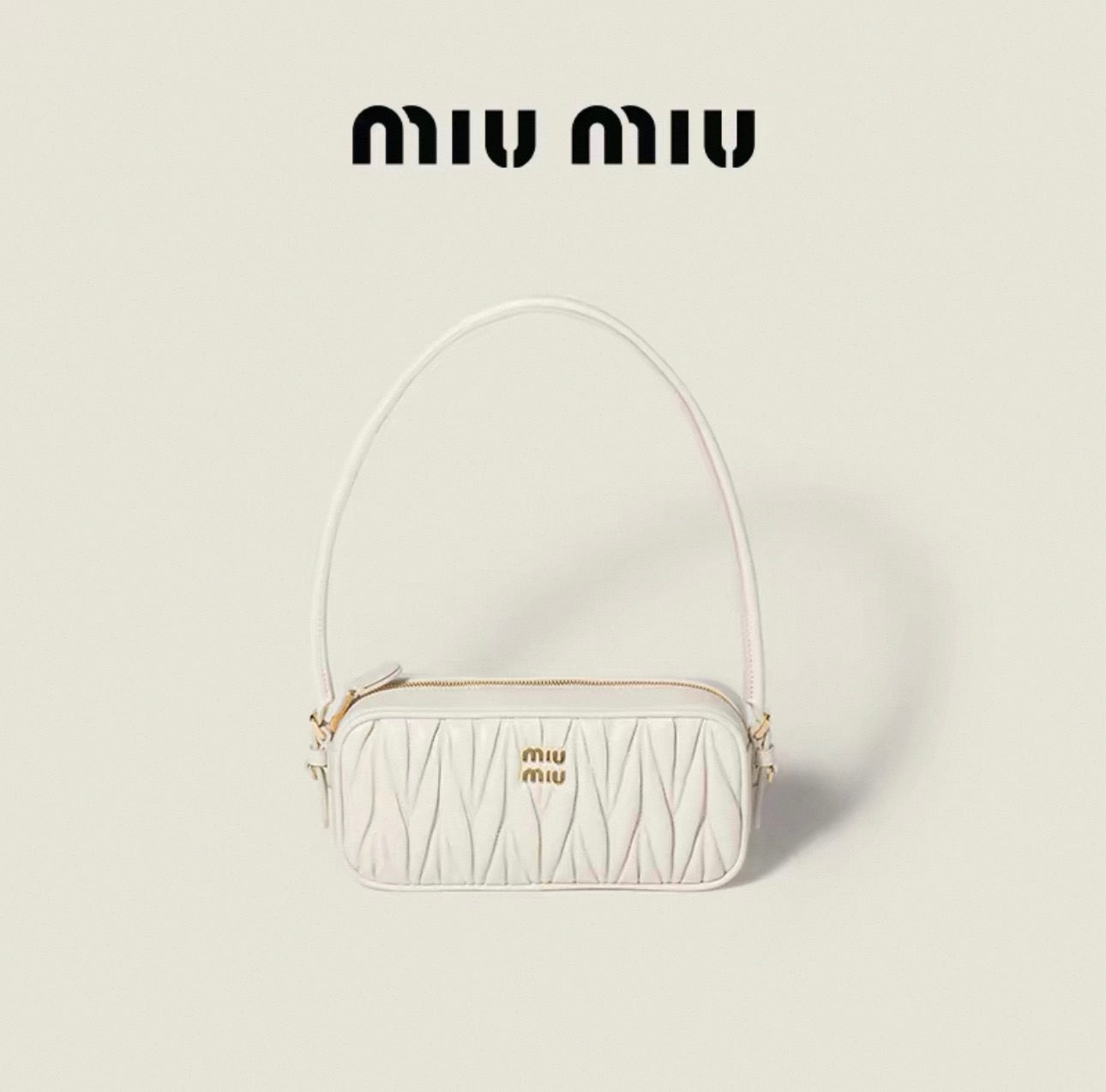 Sac Miu Miu Bowling Plissé Luxe