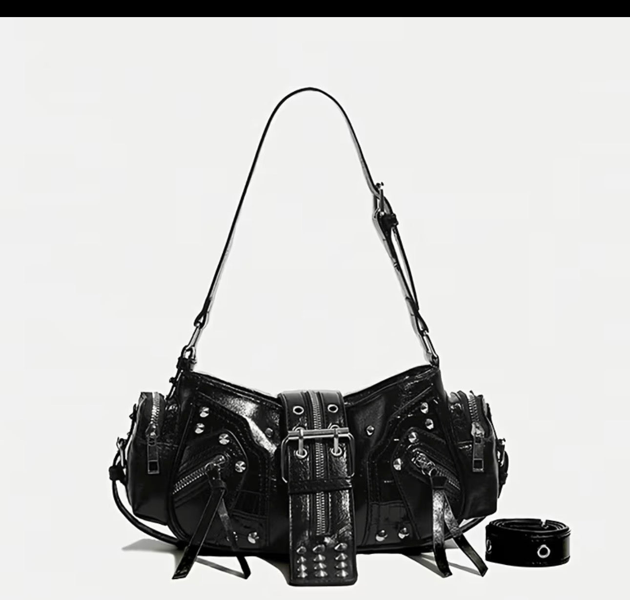 Sac Moto Punk Y2K Luxe