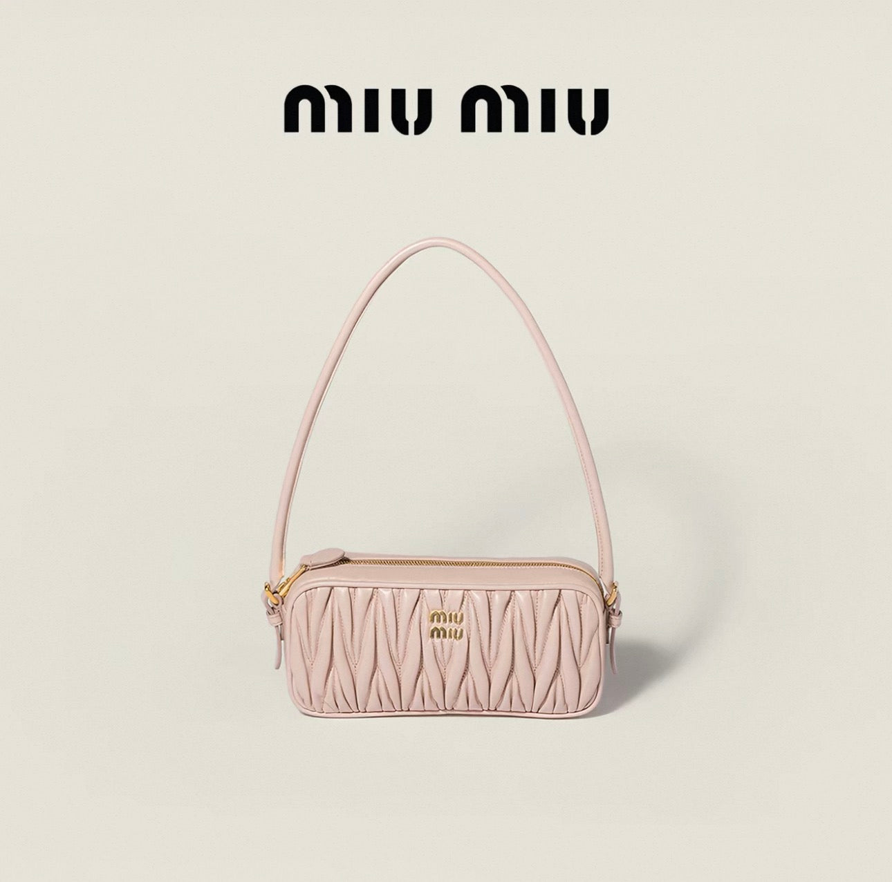 Sac Miu Miu Bowling Plissé Luxe