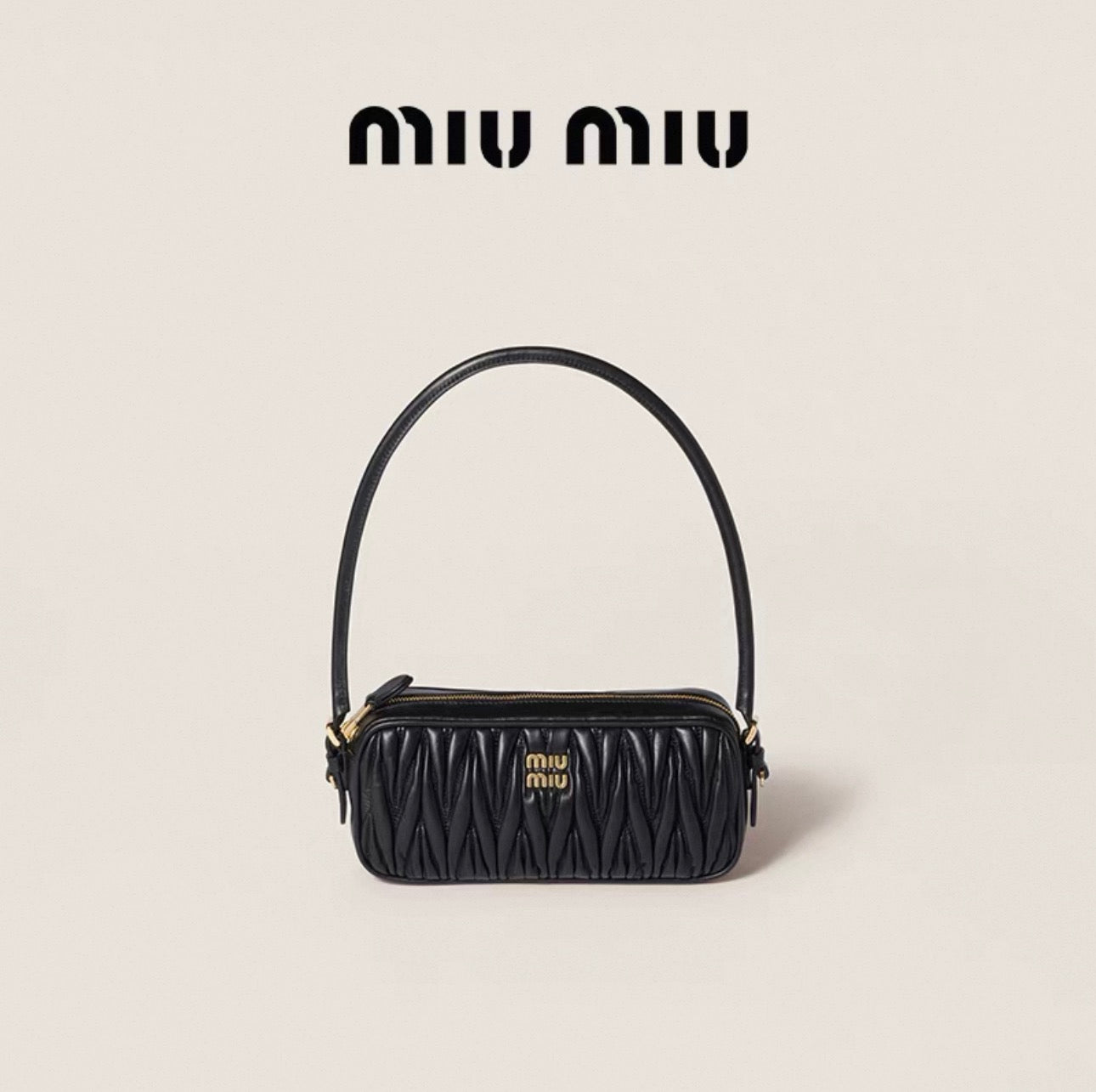 Sac Miu Miu Bowling Plissé Luxe