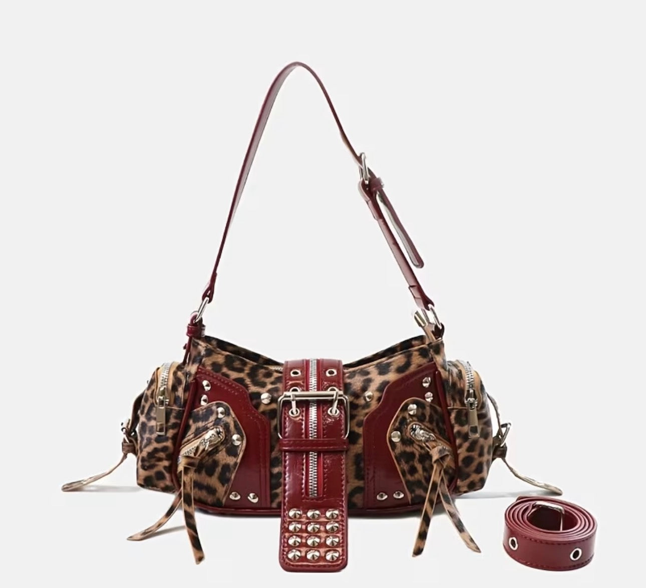 Sac Moto Punk Y2K Luxe
