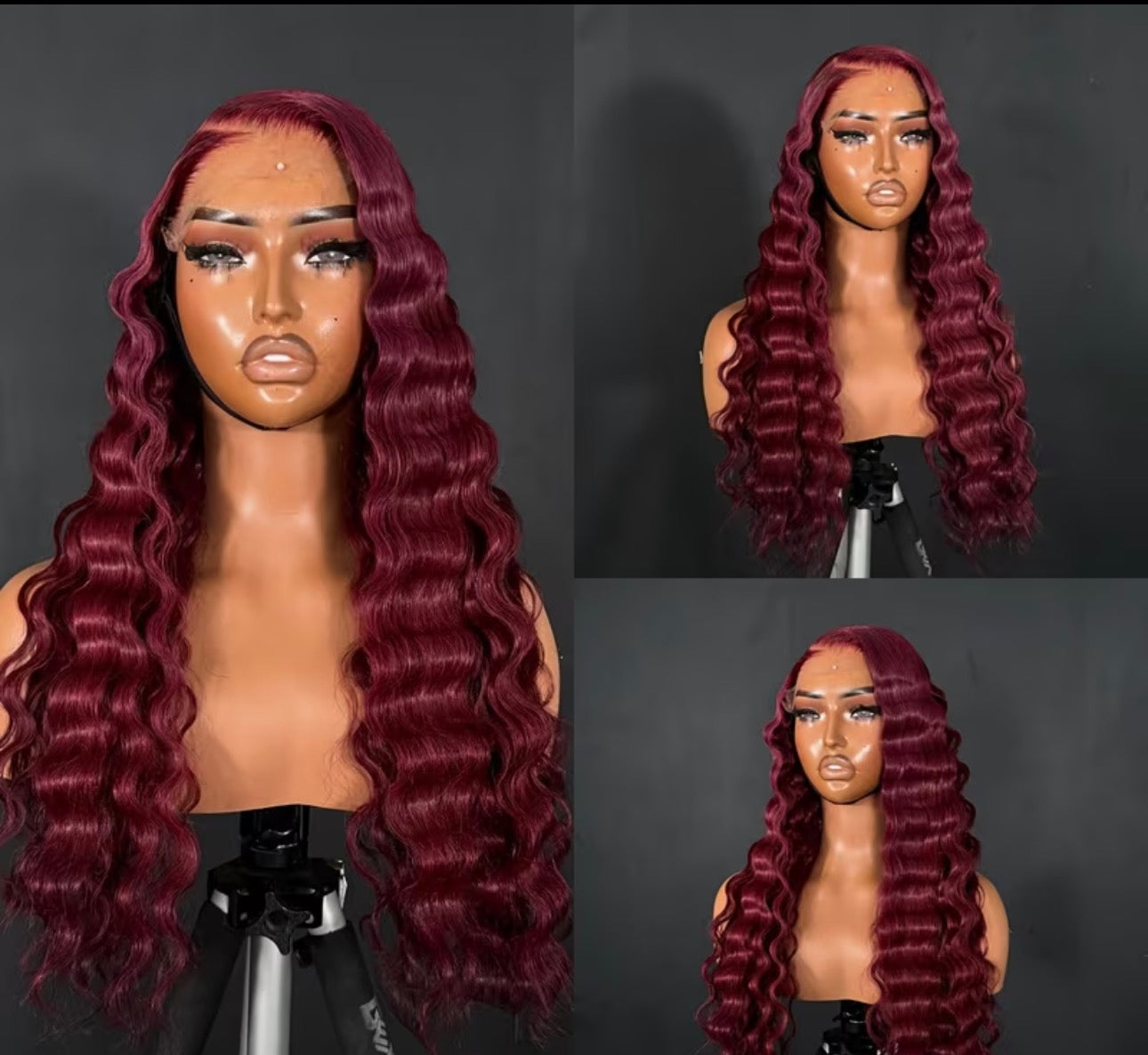 Perruque Burgundy Wave HD