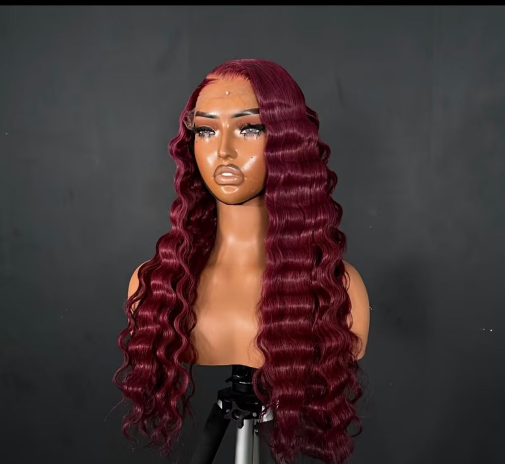 Perruque Burgundy Wave HD