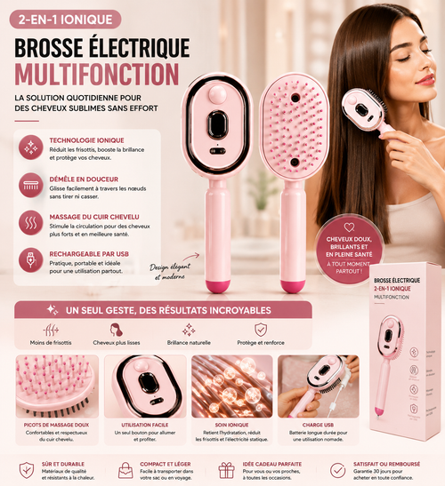 AVÉLORA AquaSmooth Pro – Brosse Lissante Sans Fil