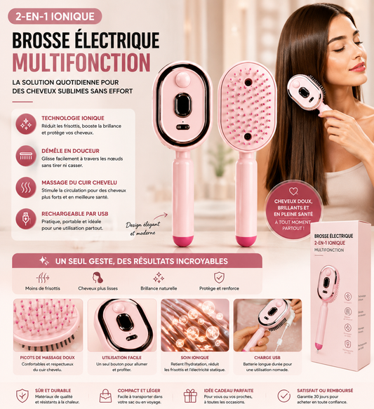 AVÉLORA AquaSmooth Pro – Brosse Lissante Sans Fil