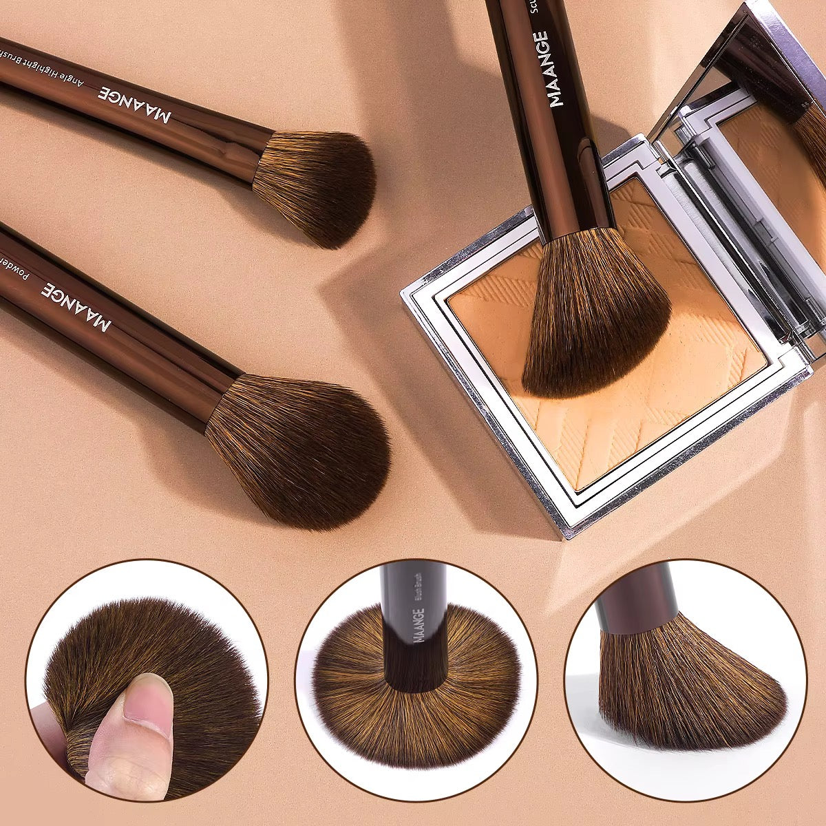 Éclat Élégance — Coffret 15 Pinceaux Maquillage