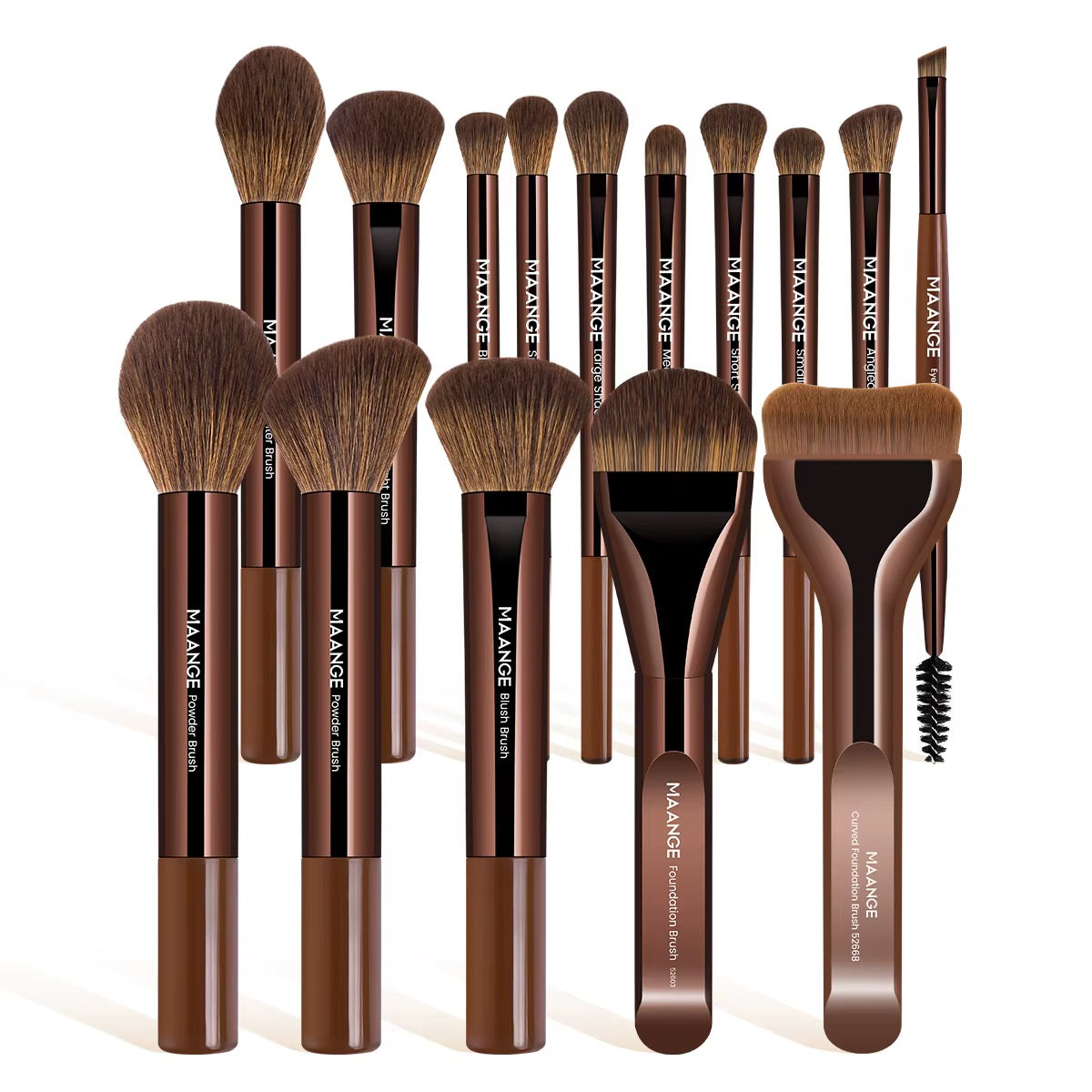 Éclat Élégance — Coffret 15 Pinceaux Maquillage