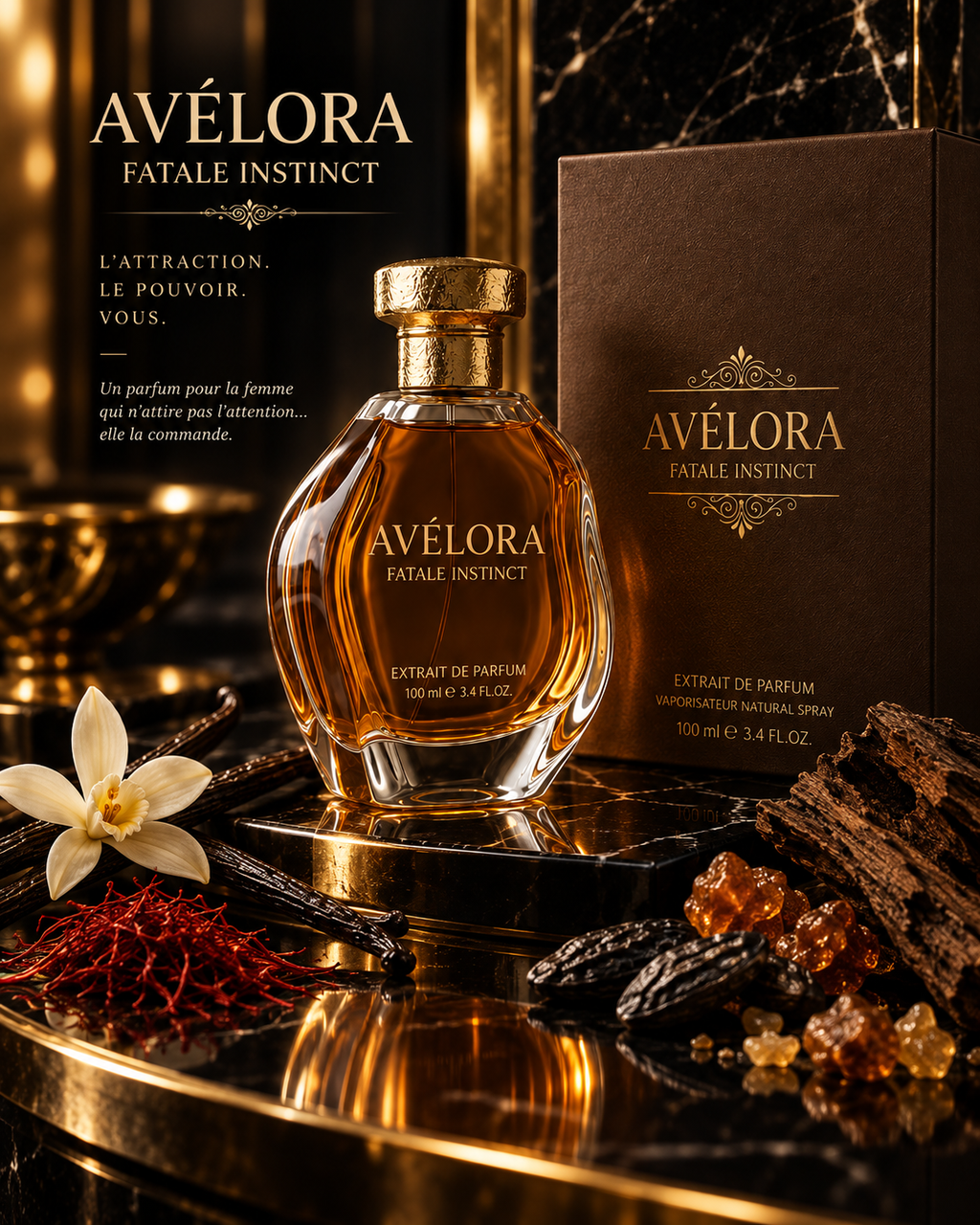 AVÉLORA Fatal Instinct — Extrait de Parfum 100 ml