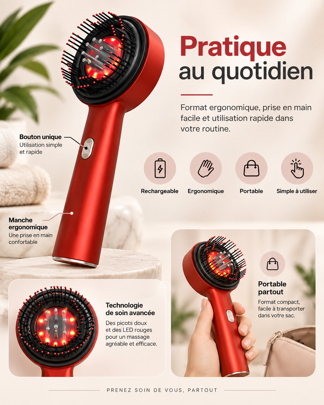 ScalpFlow™ – Brosse Massante & Applicateur de Soins pour le Cuir Chevelu