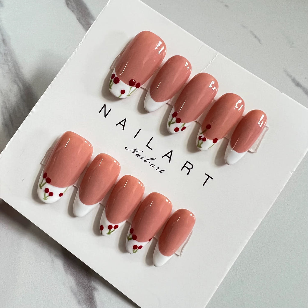 Lot de 10 Press-On Nails – Faits main avec soin