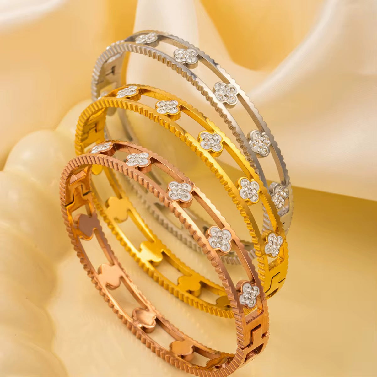 Bracelet Trèfle Éternel - AVÉLORA