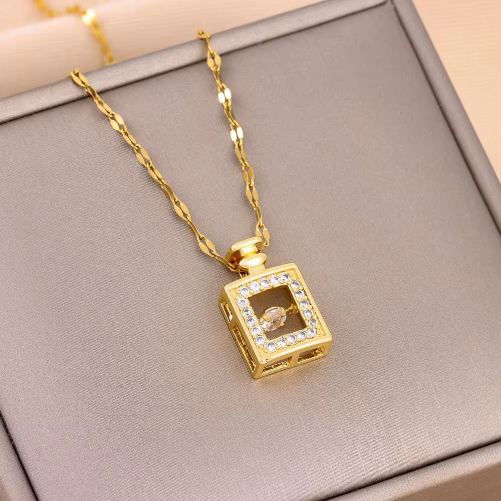 Collier Éclat Opalia Doré – AVÉLORA