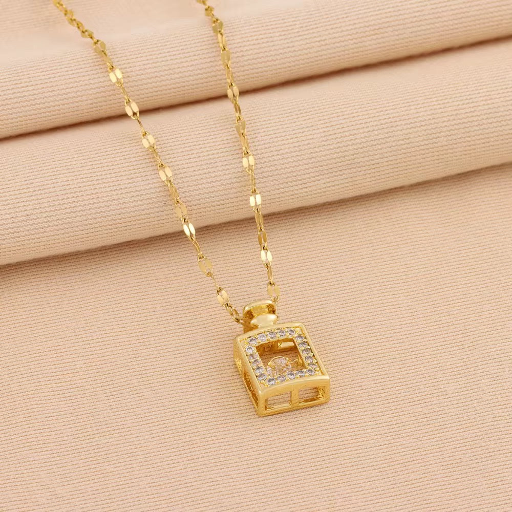 Collier Éclat Opalia Doré – AVÉLORA