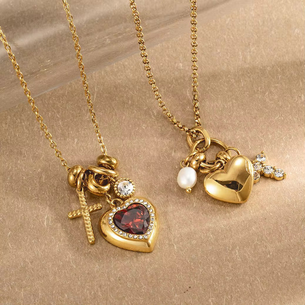 Collier Croix Lumina – AVÉLORA