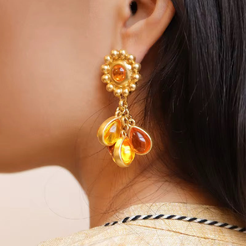 Boucles d’Oreilles Ambre - AVÉLORA