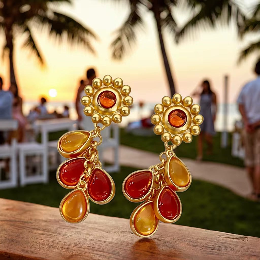 Boucles d’Oreilles Ambre - AVÉLORA
