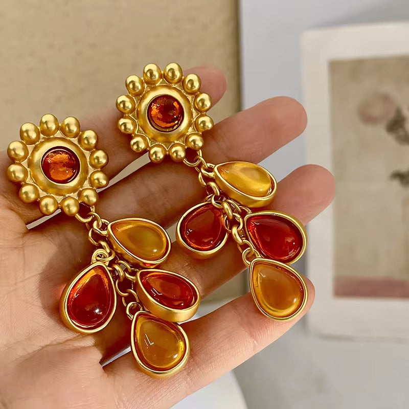 Boucles d’Oreilles Ambre - AVÉLORA