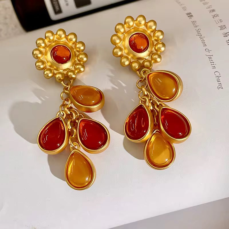 Boucles d’Oreilles Ambre - AVÉLORA