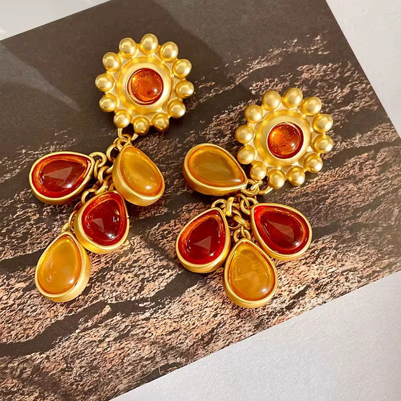 Boucles d’Oreilles Ambre - AVÉLORA
